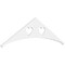 Ekena Millwork Pitch Winston Architectural Grade PVC Gable Pediment, 60"W x 17 1/2"H x 1"P (7/12) GPP060X018X100WIN - alternate 1